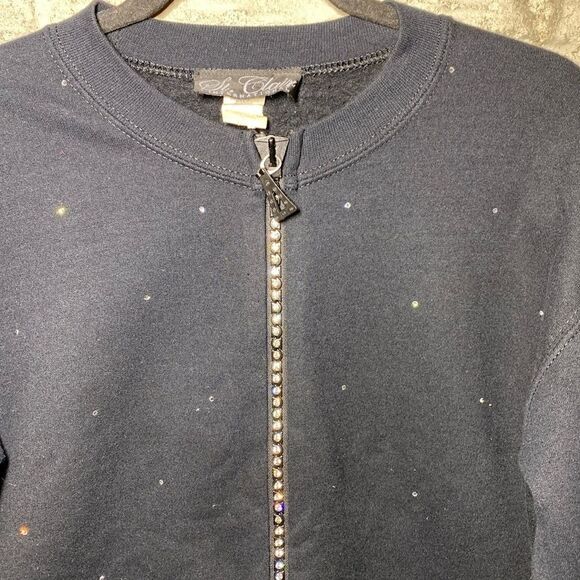 St. Clair International Zip Up Sweater Women's Size Small - Picture 3 of 10